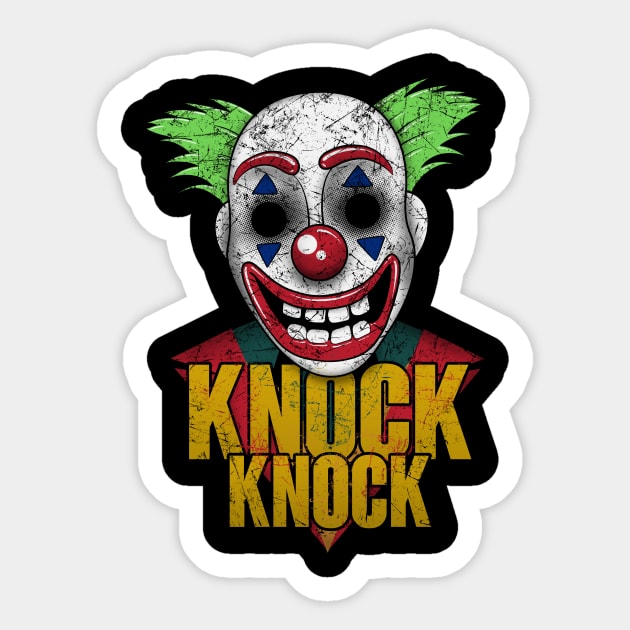 Knock Knock Sticker by Glassstaff